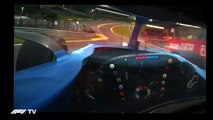 ¡La cámara del casco de Fernando Alonso estabilizada! | Bélgica 2021