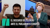 El discurso íntegro de Zelenski ante el Parlamento Europeo