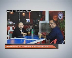Gambar Dollah Salleh 'pekena kopi' bersama TMJ tular