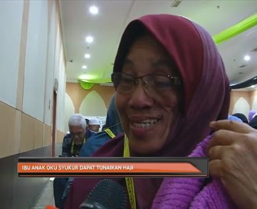 Ibu anak OKU syukur dapat tunaikan haji