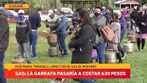 Gas la garrafa pasaría a costar 630 pesos