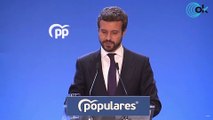Casado cede el testigo a Feijóo: «Siempre me ha brindado su lealtad, la misma que tendrá de mí»