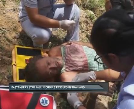 EastEnders star Paul Nicholls rescued in Thailand
