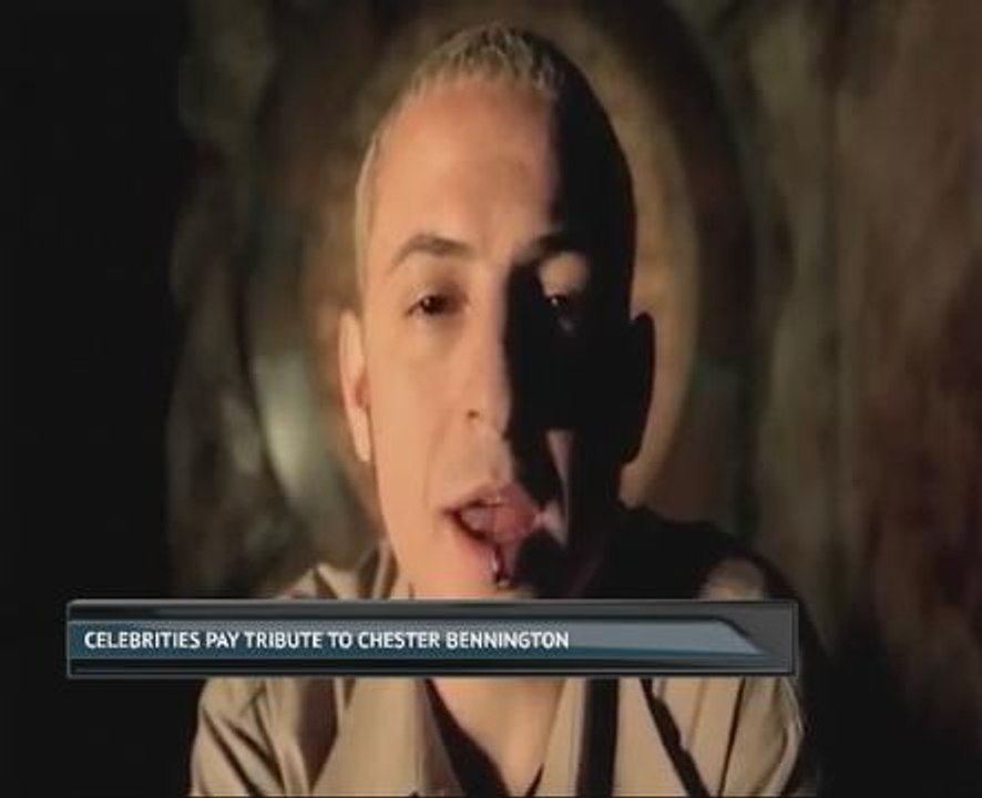 Celebrities pay tribute to Chester Bennington