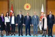 Şentop, Estonya-Türkiye Parlamentolar Arası Dostluk Grubu Başkanı Korb'u kabul etti