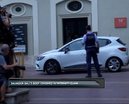 Salvador Dali's body exhumed in paternity claim