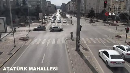 Gaziantep'teki 12 ayrı trafik kazası kameralarda