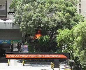 Pertempuran tercetus selepas mogok umum di Venezuela