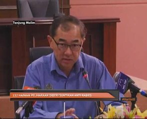 132 haiwan peliharaan diberi suntikan anti rabies