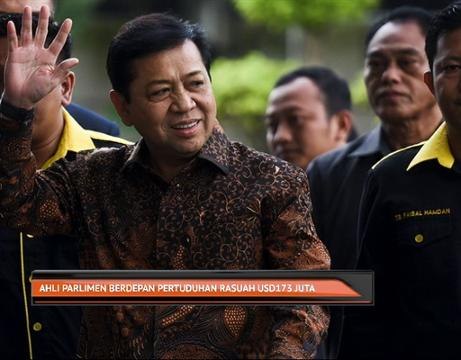 Ahli Parlimen Indonesia berdepan pertuduhan rasuah USD 173 juta