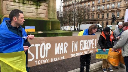 What do the people of Glasgow think on the UK stance on refugees