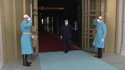 Cumhurbaşkanı Erdoğan, Kosova Cumhurbaşkanı Osmani'yi resmi törenle karşıladı