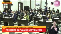 Presentó el plan de gestión 2022 y dió inicio al período de sesiones en el Concejo Deliberante