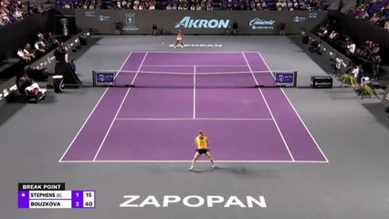 Guadalajara - Stephens, premier titre depuis 2018