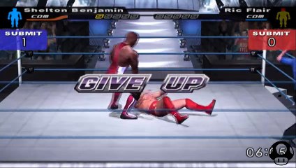 Here Comes the Pain Shelton Benjamin(ovr100) vs Ric Flair