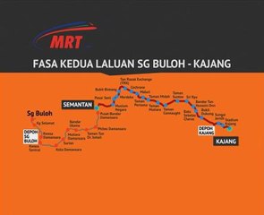 Fasa kedua laluan Sg Buloh-Kajang