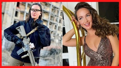 Guerre en Ukraine : Qui est Anastasiia Lenna, l’ex-Miss qui pose armée ?