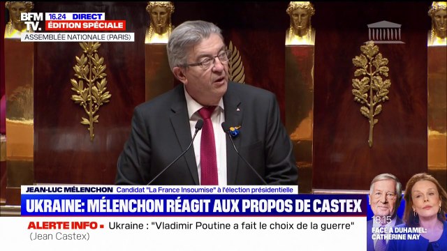 Jean-Luc Mélenchon: Quelles que soient les causes de l'invasion de l'Ukraine, rien ne peut l'excuser ni la relativiser