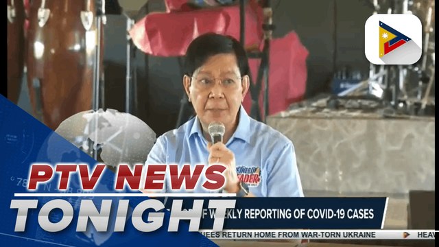 Senator Panfilo Lacson in favor of weekly reporting of COVID-19 cases; Lacson-Sotto tandem meets tricycle drivers, TODA operators in Quezon province | via Eunice Samonte
