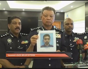 Tahanan lolos belum ditemui