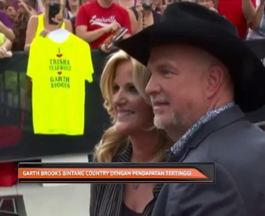 Garth Brooks bintang Country dengan pendapatan...