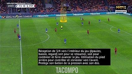 Orientation du corps et prises de balle