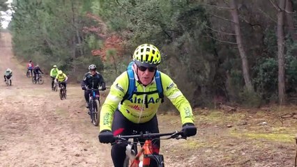 Sortie VTT Arvert du 01/03/2022, que c'est dur dans la sable :-)