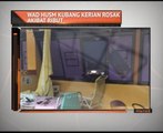 Tiga wad HUSM Kubang Kerian rosak akibat ribut