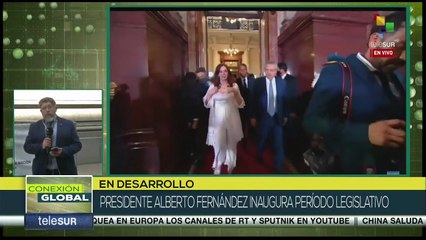 Pdte. Alberto Fernández inaugura el período legislativo de Argentina