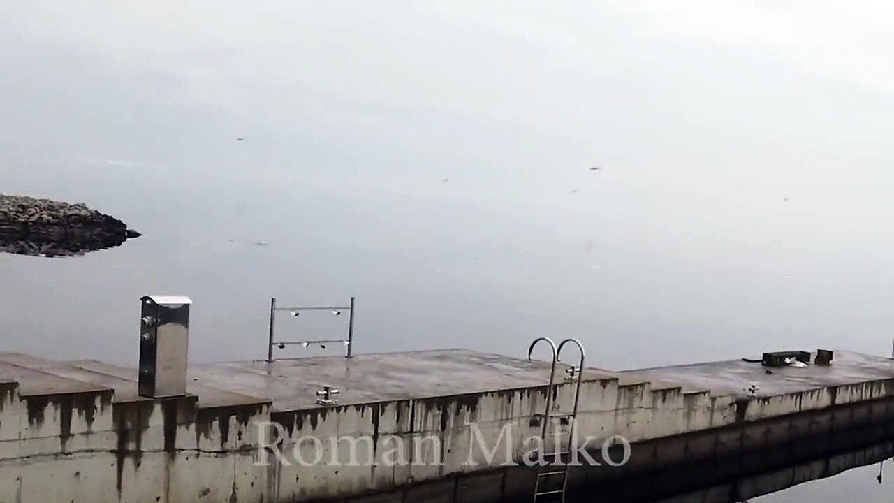 Watch closely. Squadron of Russian helicopters engaged.
