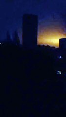 Heavy MLRS shelling continues in #Kharkiv tonight