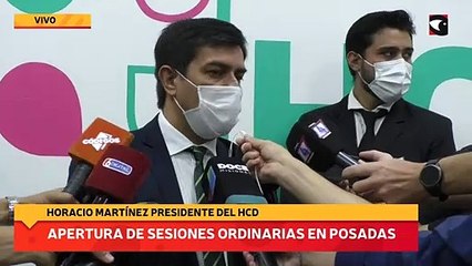 Apertura de sesiones ordinarias en Posadas