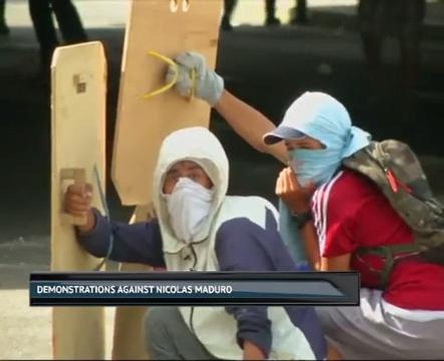 Demonstrations against Nicolas Maduro