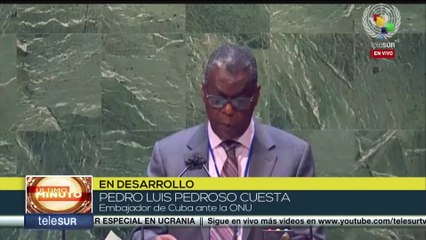 Cuba aboga por una solución diplomática al conflicto Rusia-Ucrania