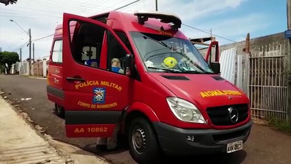Homem de 32 anos é socorrido pelo Siate com ferimento causado por objeto cortante, no Cancelli