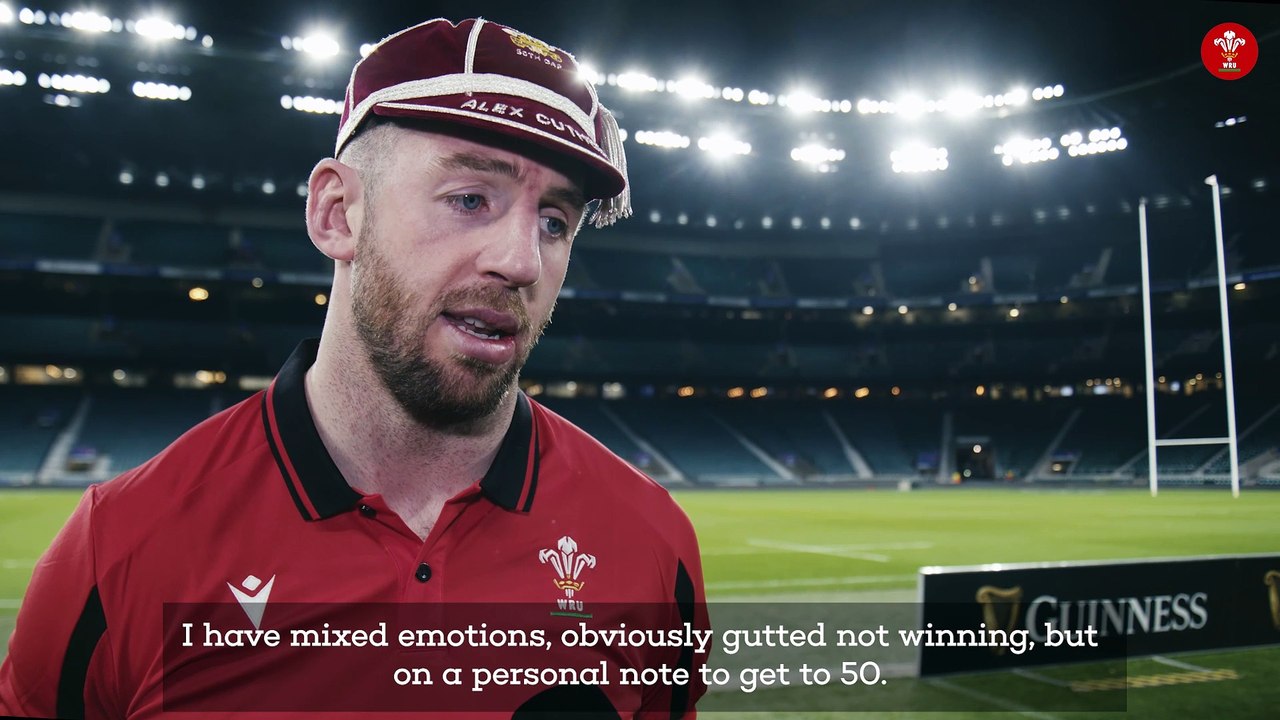 Alex Cuthbert 50th cap