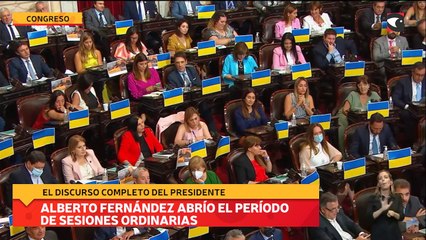 Descargar video: Alberto Fernández abrió el período de sesiones ordinarias