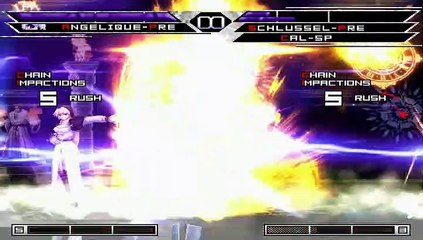 KOF MUGEN Angelique-PRE VS Tag Team Schlussel-PRE & Cal-SP