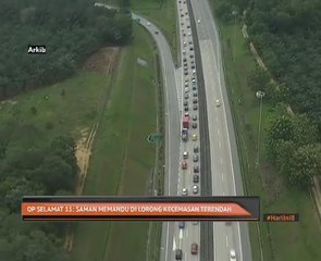 Op Selamat 11: Saman memandu di lorong kecemasan terendah