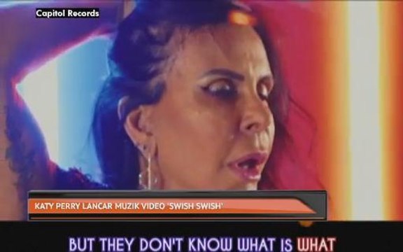Katy Perry lancar muzik video Swish Swish