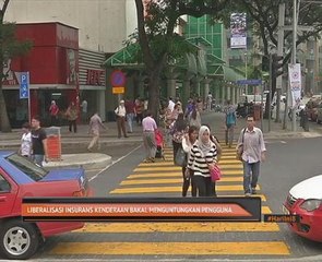 Liberalisasi insurans kenderaan bakal menguntungkan pengguna