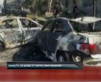 Syrian TV: Car bombs hit capital, many casualties