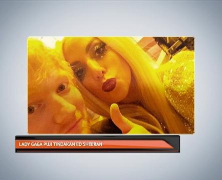 Lady Gaga puji tindakan Ed Sheeran