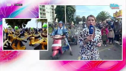 Isabel Angelino apanha susto em direto (01-03-2022)