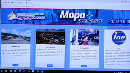 El mapa interactivo del sector de energía, minas y telecomunicaciones