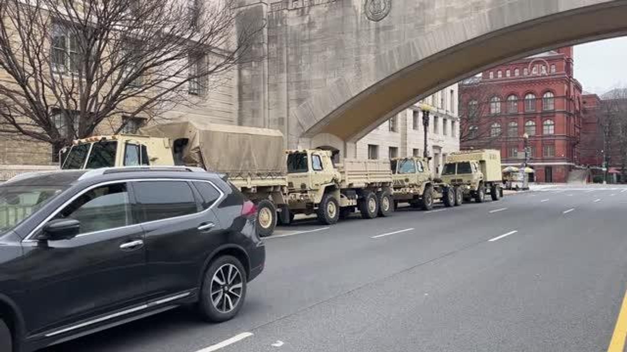 WASHINGTON - Washington'da aşı karşıtı kamyoncuların protestoları öncesi güvenlik önlemi artırıldı