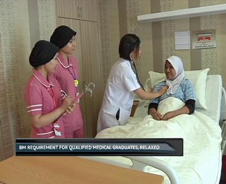 BM requirement for qualified medical graduates, relaxed
