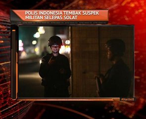 Polis Indonesia tembak suspek militan selepas solat