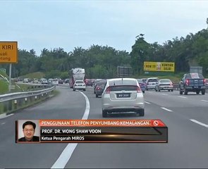 Penggunaan telefon penyumbang kemalangan