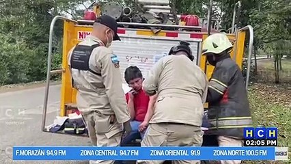 ¡Dos heridos, deja brutal colisión en Santa Cruz de Yojoa!